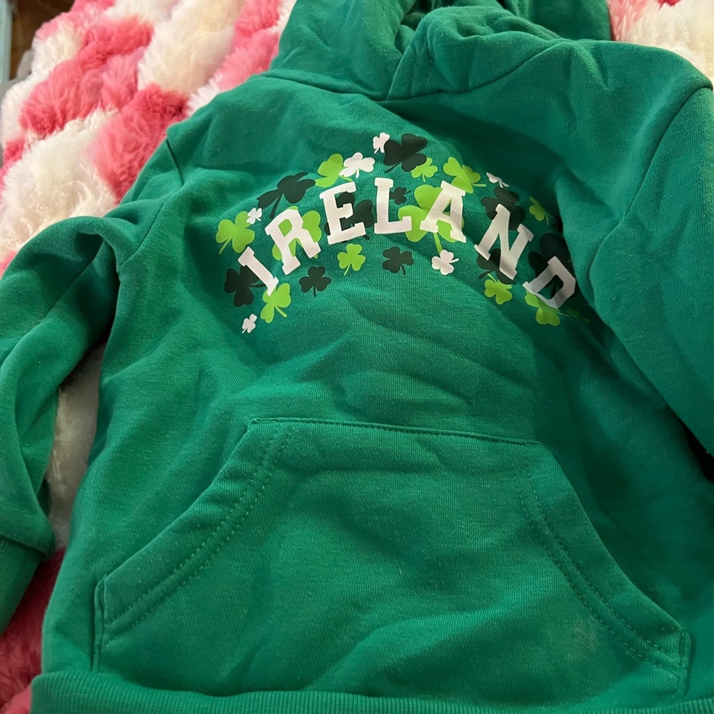 Primark Green Ireland Kids Hoodie